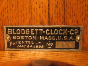 Blodgett Name Plate