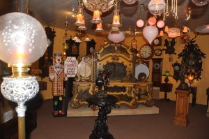 1923 Band Organ surrounded clocks.